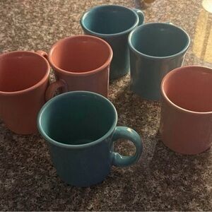 Fiesta Pink and Blue Mug Collection